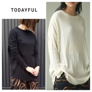 todayful 리브 티셔츠