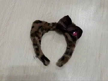 USJ 유니버셜 헬로키티 머리띠 레오파드 무늬