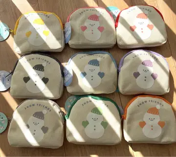 단종! Can Do 스노우맨 눈사람 파우치 9색