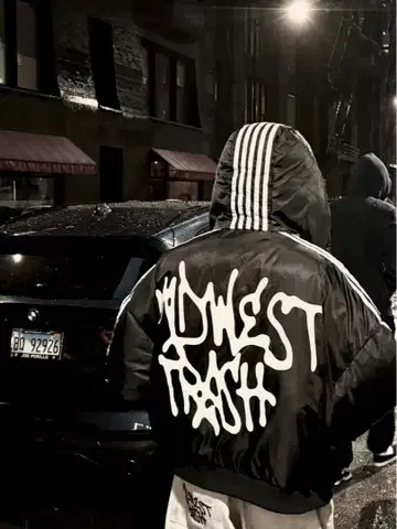 그래피티 자켓 MIDWEST TRASH 스트릿 Y2K