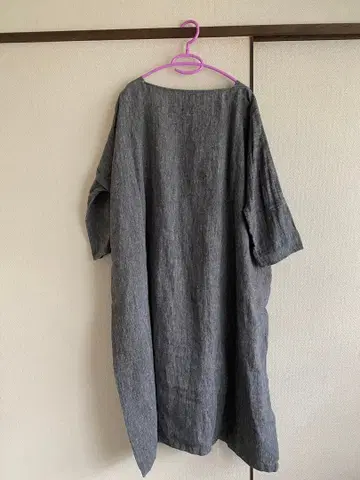 nest Robe 린넨 돌먼 슬리브 원피스