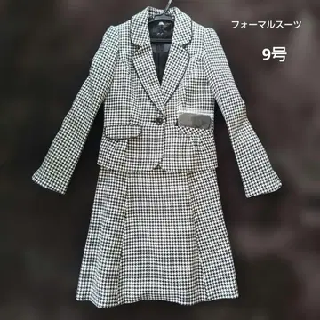 스커트 수트 포멀 슈트 체크 무늬 원피스