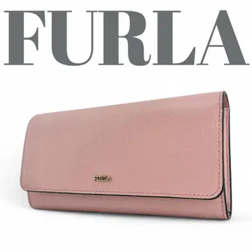 미사용품 FURLA 훌라 바빌론 이단 장지갑 XL 사피아노