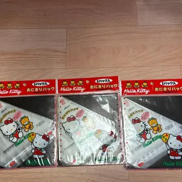 [ 한정 수량 ] 헬로키티 오니기리 팩 3 쇼와 레트로 헬로키티 산리오