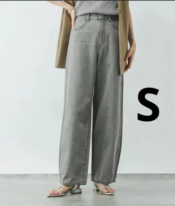 글로벌 워크 GOOD 데님 배기 팬츠 / 118365 그레이 S 사이즈