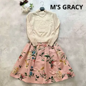 2세트 엠즈 그레이시 원피스 셋업 최근 모델 꽃 올 패턴 M