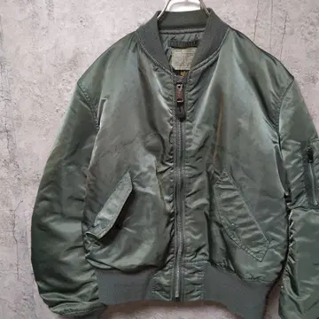 빈티지 MA-1 플라이트 자켓 올리브 그린 미국제 ML