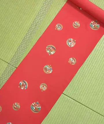 새상품 유젠 순수 실크 옷감 43