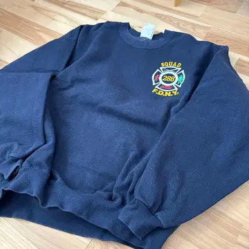 F.D.N.Y. 288 스쿼드 로고 맨투맨 XL