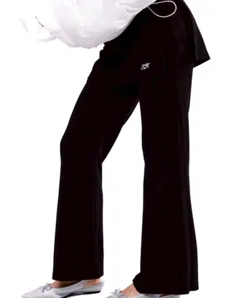 Smyeon 레이어드 플레어 팬츠