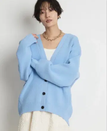 CADUNE THE 가디건 스카이블루