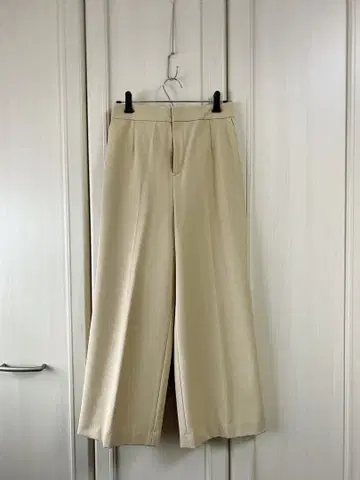 베이지 와이드 팬츠 (큐롯)