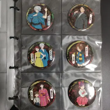 게게게의 수수께끼 캔 배지 6개 세트