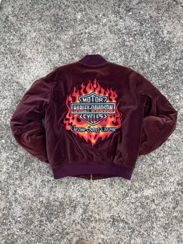 Harley-Davidson 스카잔 벨벳 와인 레드 M