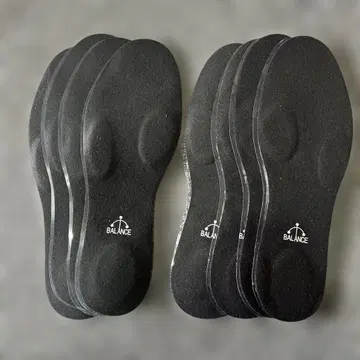 밸런스 공방 인솔 깔창 삼점 밸런스 인솔 블랙 L 26cm