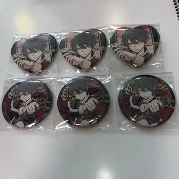 도원암귀 애니메이트 원형 하트 캔뱃지 이치노세 사계절 6점 세트