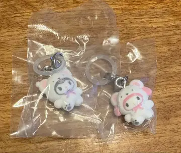 산리오 포근포근 스노우 메지루시 액세서리