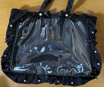 자카마트 A3 이타백 프릴 토트백 블랙