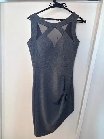 IRMA 그레이 미니 드레스