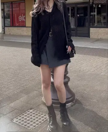 [ 시착만 한 상품 ] JEANASIS 패턴 MIX 크로셰 가디건