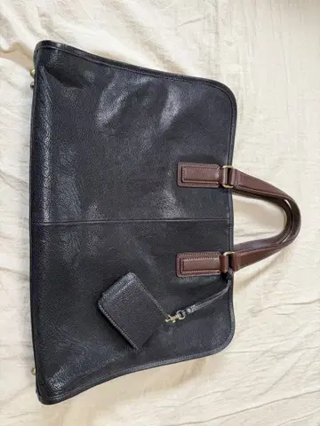 츠치야 가방 알마스 버팔로 브리프 케이스 어반 네이비