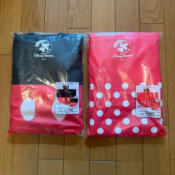 [미사용] 디즈니 리조트 판초 2세트