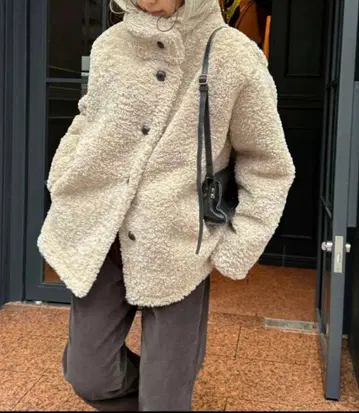 CANAL JEAN El mar 보아 스탠드 카라 자켓