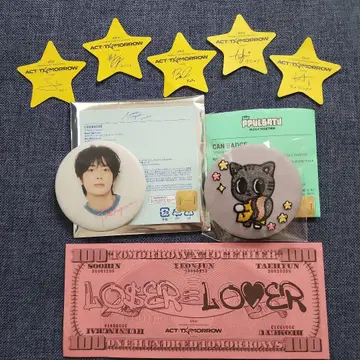 Summer Together 캔 배지 태현 다고냥 낙하물 사인별