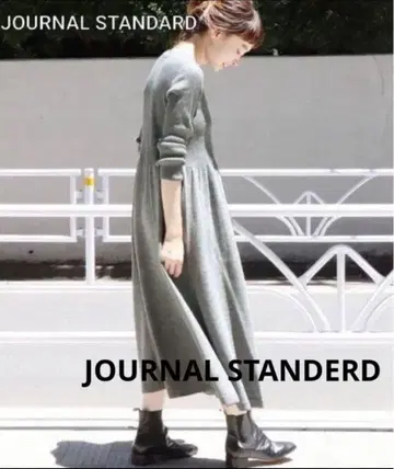 저널 스탠다드 홀 가먼트 핏 앤 플레어 원피스