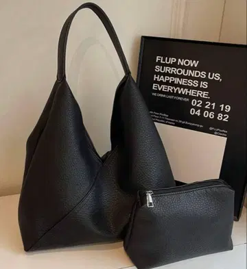 남은 1점 ZARA 장르 해외 브랜드 2종 세트 묶음 판매 토트백 블랙