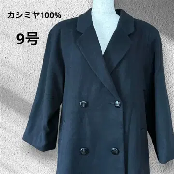 캐시미어 100% 더블 브레스트 체스터 코트 9호 롱 코트