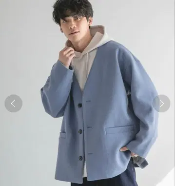 울 라이크 노카라 자켓