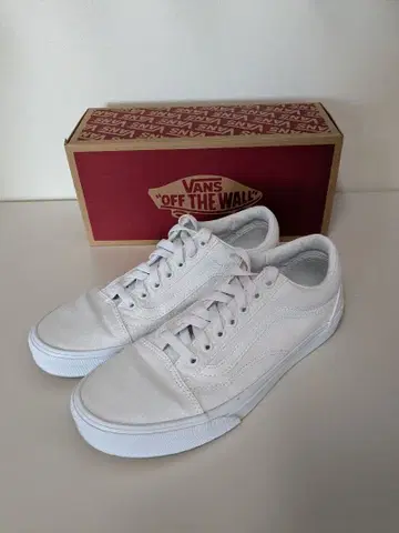 VANS 올드스쿨 25.5cm 트루 화이트