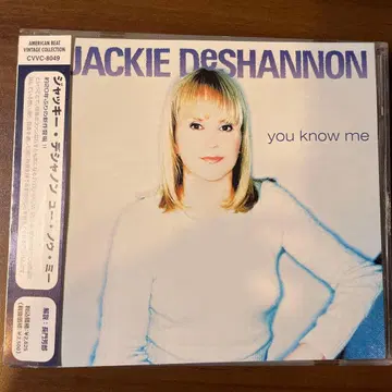 AOR CD 재키 데샤논 / you know me