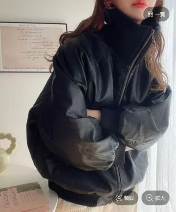 블랙 인조 가죽 자켓 M 사이즈 시착만 한 새상품