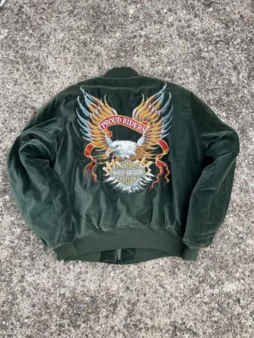 Harley-Davidson 그린 스카잔 벨벳 M 하레이