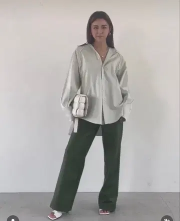 ALEXIA STAM 오버사이즈 웨스턴 셔츠