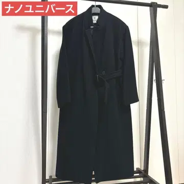 나노 유니버스 롱 코트 블랙