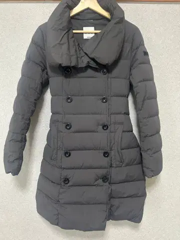 TATRAS 타트라스 롱 다운 코트 벨트 포함 다크 그레이 블랙