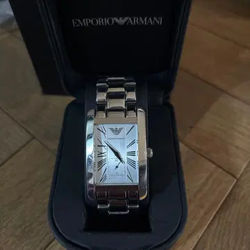 EMPORIO ARMANI 쿼츠 시계 실버