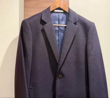 CK Calvin Klein 네이비 체스터 코트 캐주얼 포멀