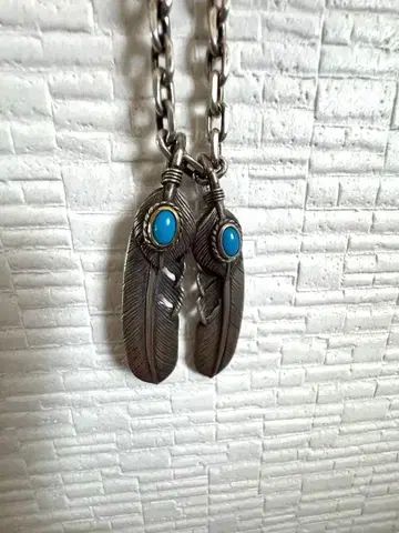 tady&king MM 페더 금 은 터콰이즈 이글 후크 금 휠