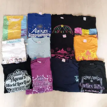 러브 라이브 티셔츠 묶음 판매