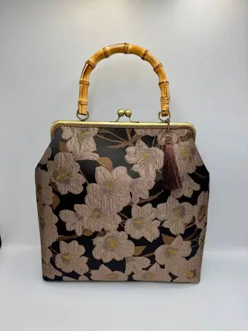 핸드메이드 큰 가마구치 백 #476