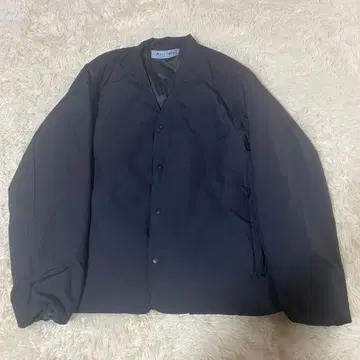 새상품급 ACTIBIZ 패딩 자켓 노카라 경량 아우터 블랙