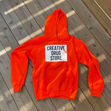 CREATIVE DRUG STORE HOODIE 오렌지 (s)