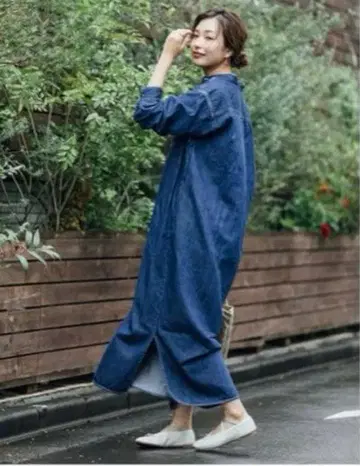 어반 리서치 데님 원피스
