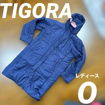 새상품급 TIGORA 티고라 벤치 코트 롱 코트 여성용 O 사이즈
