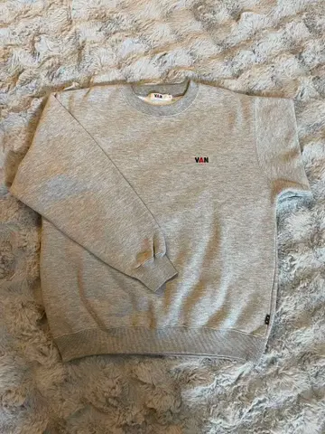 VAN 그레이 트레이닝복 L 사이즈 남성용 속기모