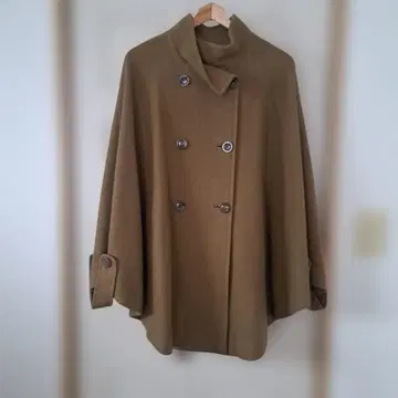 캐시미어 케이프 코트